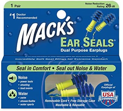 Uerul lui Mack sigilează dublu dopuri de urechi 1 pereche