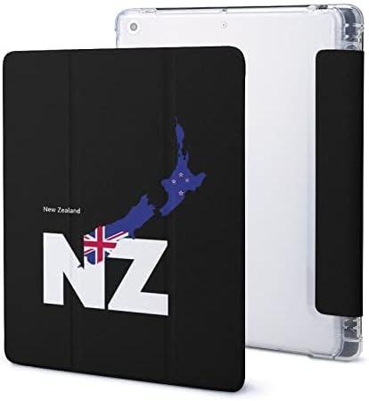 Țară din Noua Zeelandă cu MAP Trifold Case Protective Protective Cover CASE CASE AUTO SLOW/WAKE Compatibil cu iPad 2020 （10.2in）