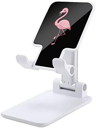 Drăguțul frumos roz roz flamingo reglabil suport pentru telefon mobil, pliabil, pentru tablete portabile pentru fermă de călătorie