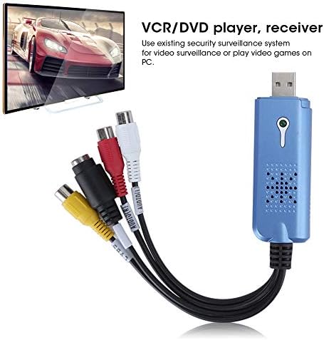 Ciciglow USB 2.0 Converter audio/video, DVD AV Video pe computer USB, Video RCA de asistență, editați și digitalizați video