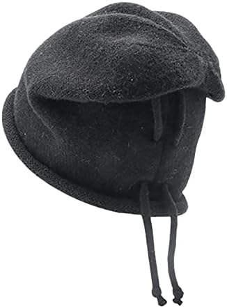 Tricot pălărie toamna și iarna călătorie Culoare solidă Toate Respirabil gramada pălărie fata ureche Protector luna pălărie