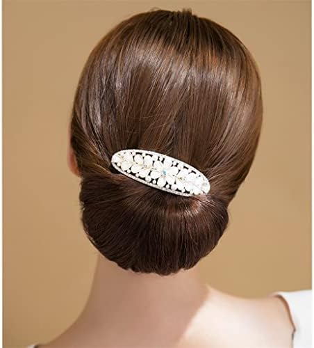 Clip de păr de nuc din spate al capului de păr Ornamente de păr Elegant Temperament Clip de primăvară Accesorii pentru păr