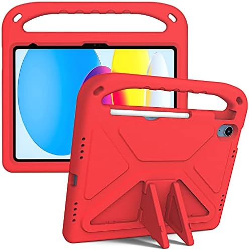 Tablet Case Cover Case pentru copii Compatibil cu iPad 10 Generația 10.9 2022 Eliberat, Light Gight Shock Proof Mâner Stand
