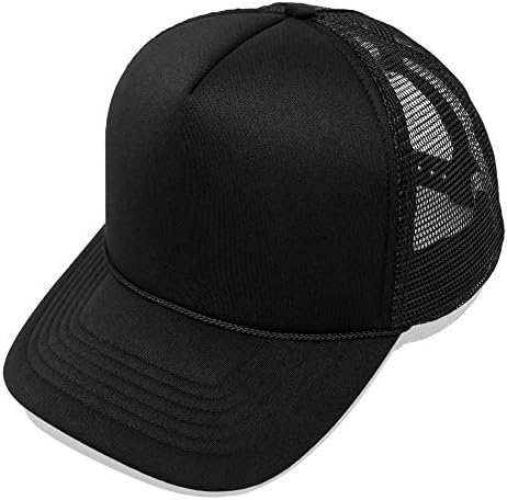 Trucker pălărie Mesh Cap culori solide ușoare cu curea reglabilă panglica mici