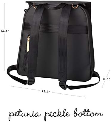 Petunia Pickle Bottom Meta Backpack & amp; Inter-Mix Deluxe Kit Bundle / Rucsac pentru scutece pentru părinți / geantă elegantă