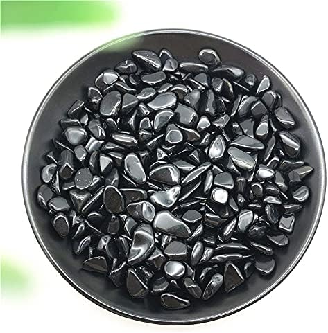 Laaalid xn216 50g 3 dimensiuni naturale negre obsidian cuarț cristal de pietriș degauss purificare piatră de pește mineral