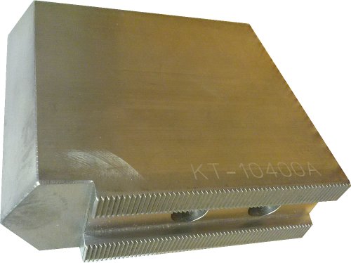 Usst KT-10400AP Alum T6061 fălci de mandrină moale ascuțite pentru Mandrine de strung CNC de 10, înalte de 4