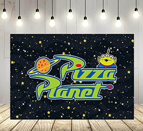 Pizza Planet fundal pentru ziua de nastere Partidul Consumabile fundaluri foto Toy Story Ziua de nastere Tema Baby Shower Banner
