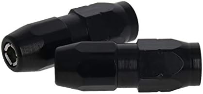 Bettomshin 1 / 8inch standard unsoare cuplaj presiune de lucru 4500 PSI gura plat îngroșarea Tip Negru 38 14mm 2 buc