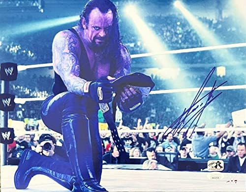 WWE exclusiv Undertaker semnat autografat 11x14 foto JSA Autentificare 7 - Fotografii de lupte autografate