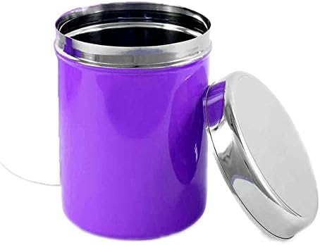 PARIJAT artizanat din oțel inoxidabil containere de depozitare a alimentelor cutie de depozitare Violet multifuncțional cutie