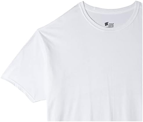 Hanes bărbați alb T-Shirt Pack , Umiditate-Wicking Tricouri, bumbac maiouri pentru barbati, pachet de 5.