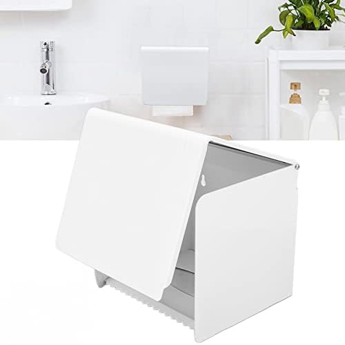 Suport pentru hârtie igienică raft de depozitare pentru baie multifuncțional simplu alb elegant raft de hârtie elegant pentru