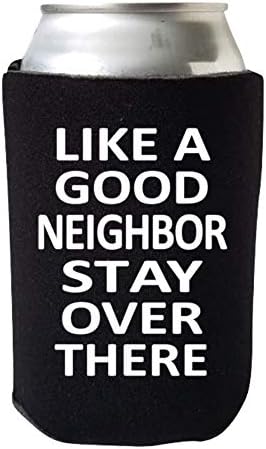 Ca un vecin bun să rămână acolo - bere amuzantă coolie - carantină de distanțare socială poate mai răcoroasă