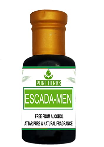 Pure Herbs ESCADA-MEN ATTAR fără alcool pentru Unisex, potrivit pentru ocazie, petreceri & utilizări zilnice 3ml