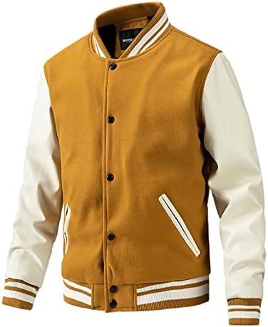 Jacheta pentru bărbați adssdq, toamna supradimensionată drăguță cu mânecă lungă cu mâneci lungi pentru bărbați drumeție cu