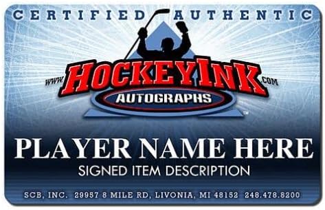 Larry Murphy a semnat fotografia de aripi roșii Detroit înscrise „HOF2004” - 70242 - Fotografii NHL autografate