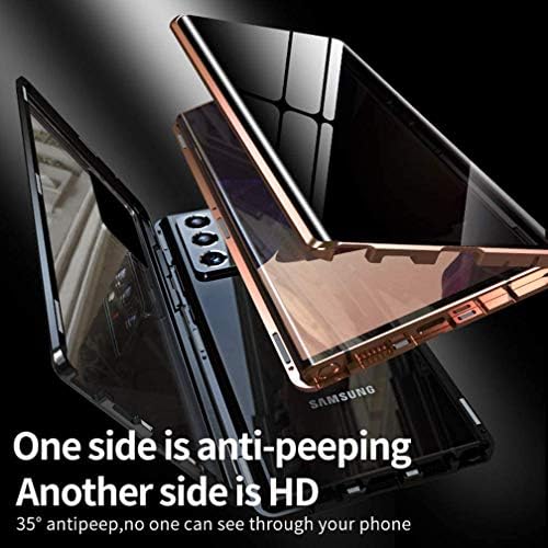 Carcasă Anti-Peeping pentru Galaxy S22 Plus cu protector de ecran de Confidențialitate,360 capac Magnetic complet pentru corp