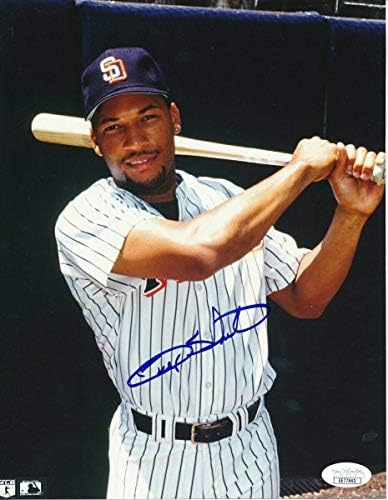 Gary Sheffield San Diego Padres semnat/autografat 8x10 Foto JSA 144617 - Fotografii MLB autografate