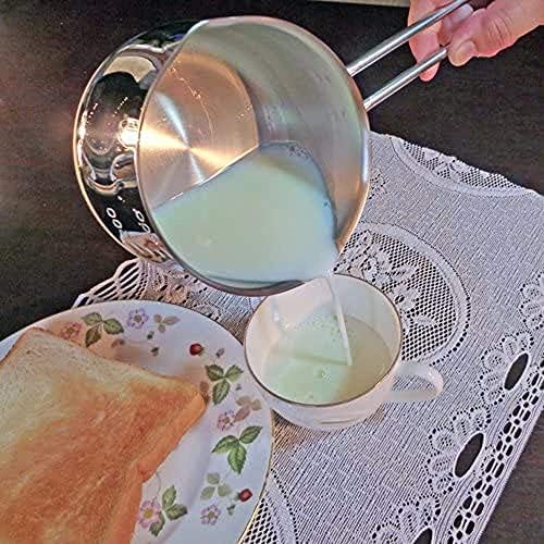 TIKUSAN cratiță, tigaie de lapte din oțel inoxidabil fabricat în Japonia, oală de supă caldă cu unt