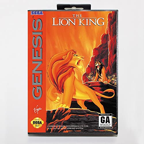 Carte de joc Lion King King 16Bit MD pentru Sega Mega Drive/ Genesis with Retail Box - NTSC - U